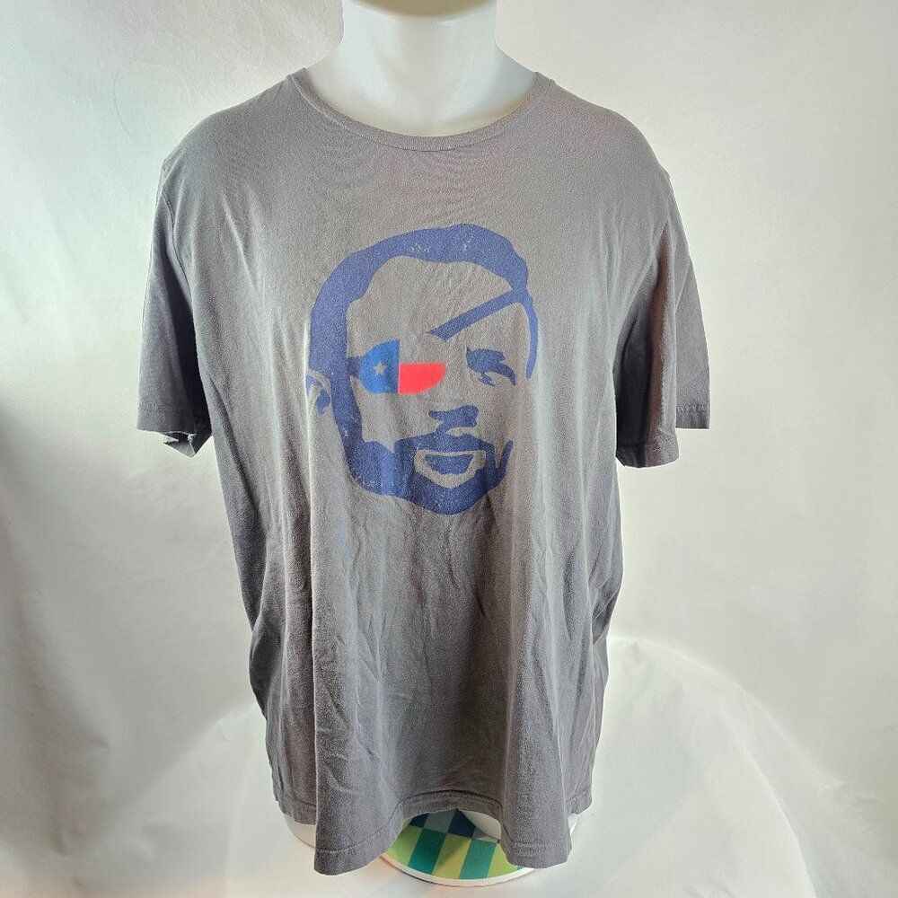 Dan Crenshaw T Shirt Mens XL Grey Graphic Tee Politics Congressman Short Sleeve